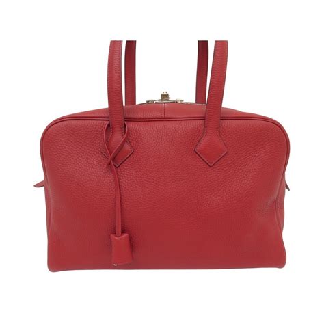 hermes rouge garance victoria ii bag|Hermes Victoria Ii .